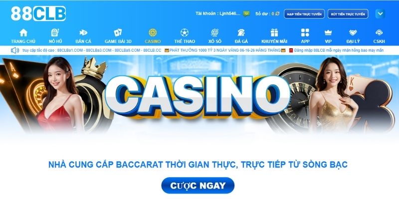 Casino 88clb với thông tin tổng quan chung